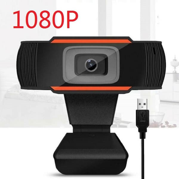 HD-webkamera for datamaskin, videokonferanse, undervisning, webcasting, 1080P
