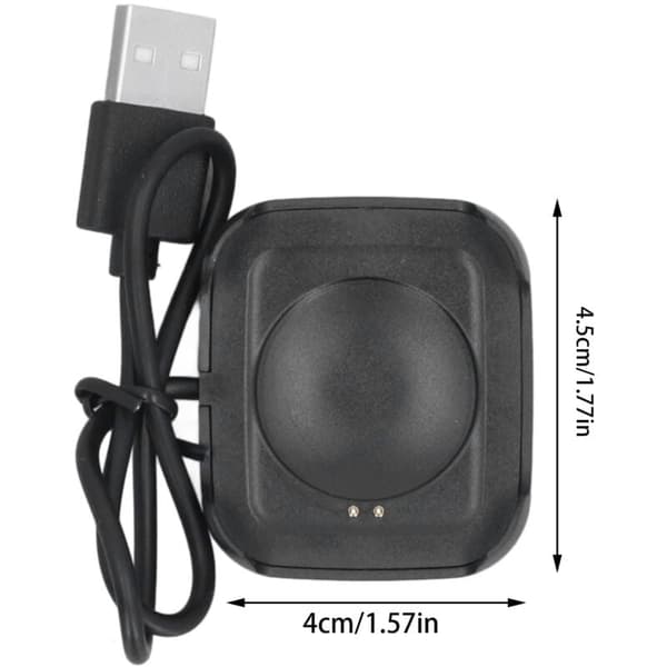 Smartwatch Opladningsdock, USB-opladningskabel, Bærbart Erstatningstilbehør til Smartwatches 22mm 19mm