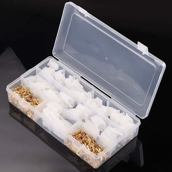 380-piece 2.8mm Car Connector Kit 2 3 4 6 Pin Automotive Wire Connector Set