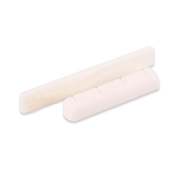 Bone Ukulele Bridge and Saddle for 4-String Ukuleles Musical Instrument Repair Parts