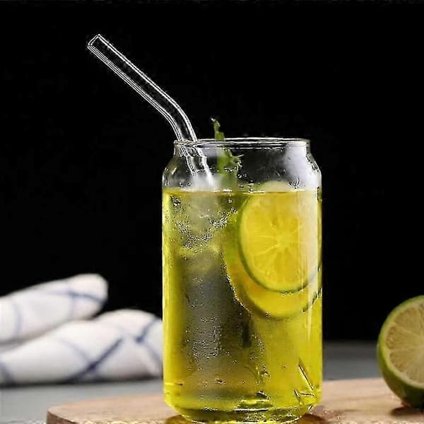 4-pack burkformade glas, moderna vattenmjölksglas, enkla koppar, ölglas, milkshakeglas, dessertkoppar, colamuggar, 4 st