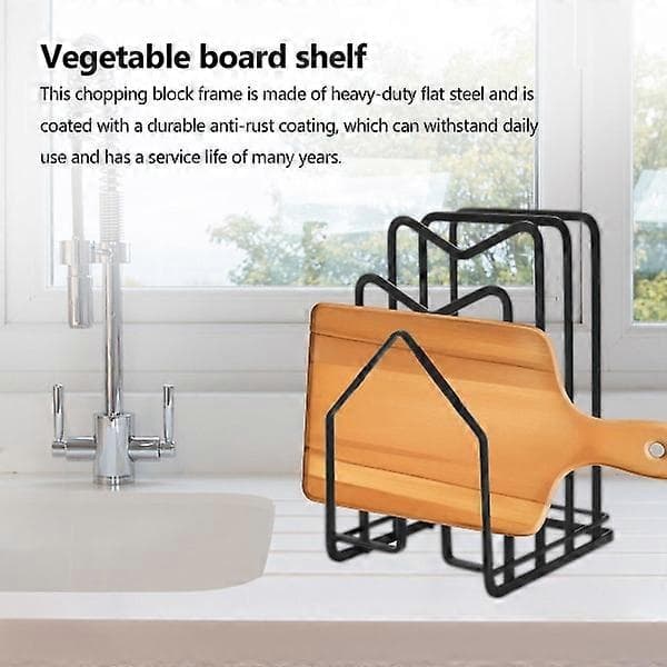 Cutting Board Rack Cutting Board Organization Rack Kitchen Countertop Pot Lid Rack Organizer