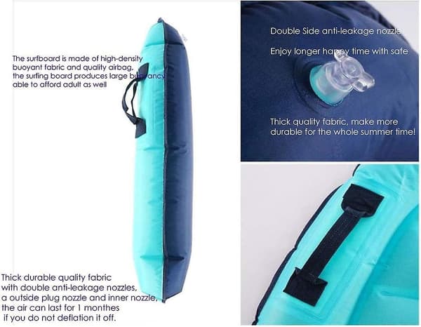 Uppblåsbara Boogie Boards för Barn Pool Flytande Leksaker