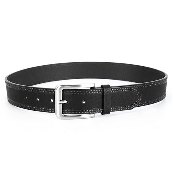 Stylish Leather Belt - 120 cm Black