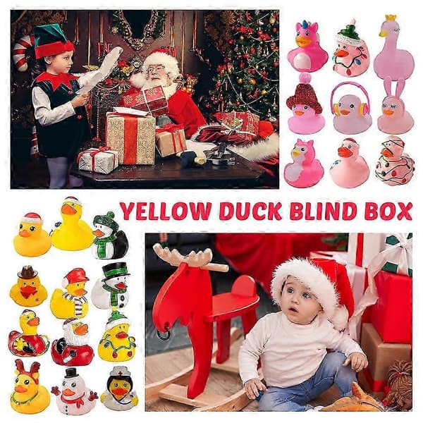 Adventskalender 2024 Nedtelling Tegneserie Samleobjekt Andefigurer Sett for Menn Kvinner 962 962