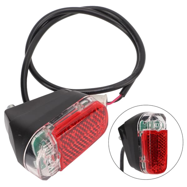 Electric Scooter Taillight with Mudguard for Ninebot MAX G30D Rear Warning LED Taillamp