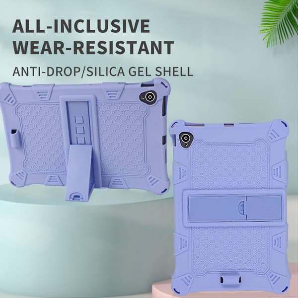 Silicone Case for P30hd 10.1 inch Tablet, Case with Stand for P30hd Tablet, Protective Cover (Dark Blue)