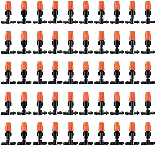 100 st Micro Spray Justerbara Flödesbevattningsdroppar, Justerbara