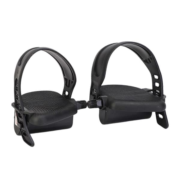 Exercise Bike Pedal Bicycle Parts with Straps Replacement Durable for Training [DB]