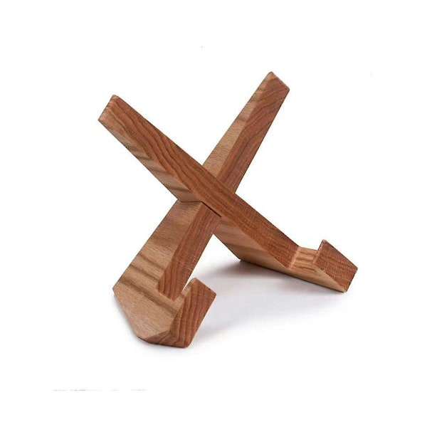 Kogebogsstativ, håndlavet trækogebogsholder, opskriftbogholder til displaystativ, Farmhouse B Wood Color