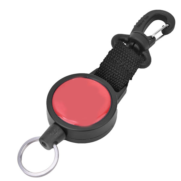 1pc Stainless Steel Diving Hook, Stretchable, Quick Release, Diving Accessory, Nylon Hanging Buckle