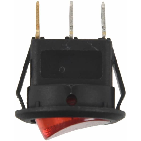 Red ON OFF Double Pole Rocker Switch 3 Pin 20mm