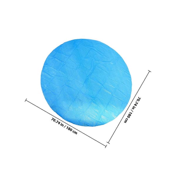 Blue Pool Bubble Cover with Durable LDPE Material for Excellent Thermal Insulation and Waterproof Protection