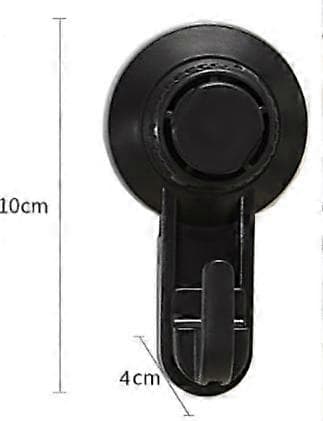 White 2-pack Suction Cup Hook Punch-free Vacuum Strong Hanger Hook Home Door Wall Adhesive Storage Hook Bathroom Kitchen