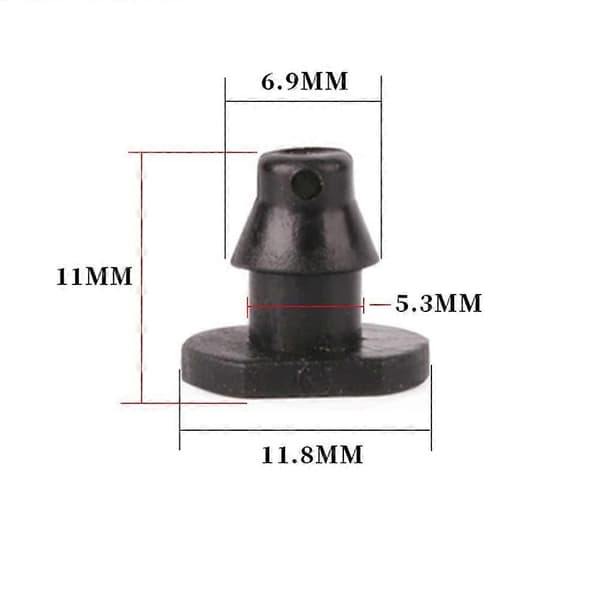 200-pak haveslangeprop 4/7 mm - Endeprop til drypvandingssystem [DB]