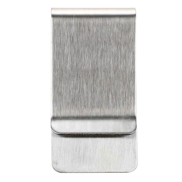 Pengeclips, rustfrit stål sølv
