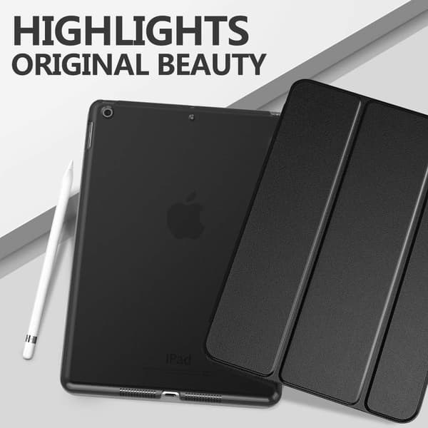 iPad 9th Generation 2021/iPad 8th Generation 2020/iPad 7th Generation 2019 Case, iPad 10.2 \" Case - Black