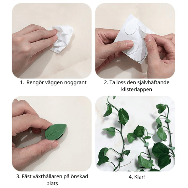 Itsekiinnittyvät kasvitelineet - Älykkäät näkymättömät kasviklipsit