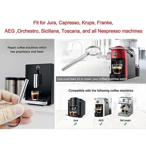 Jura Capresso Repair Tool Security Key Open Oval Security Screws