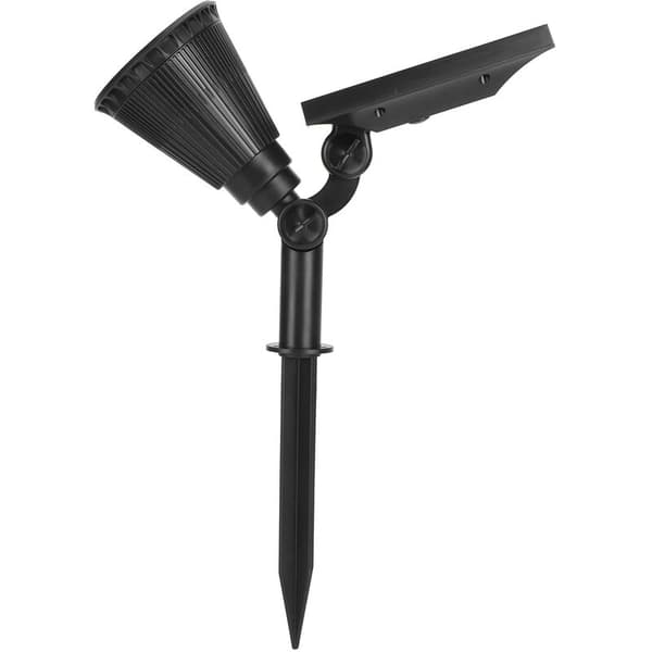 9 LED-brikker solcellelyskaster LED-solcellelamper for utendørs hagegård (hvitt lys)
