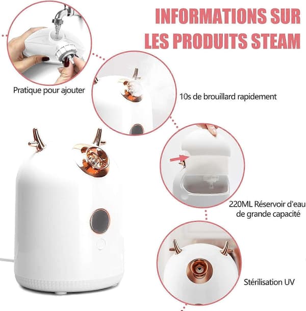 Nano Ansiktsfuktare Mist Sprayer Nebulisator Sprayer