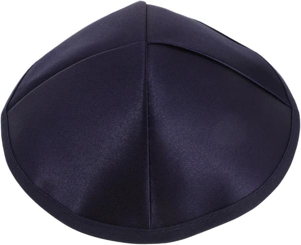 Tradisjonell jødisk rund hatt for menn i polyester, krøllfri og lett, bryllup reise, praktisk liten -