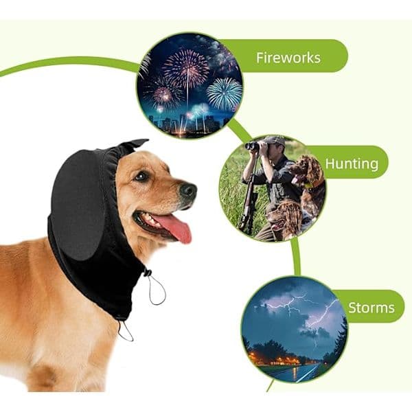 Høreværn til hunde - Hundehøreværn med støjreduktion 32dB - Høreværn til fly [DB]