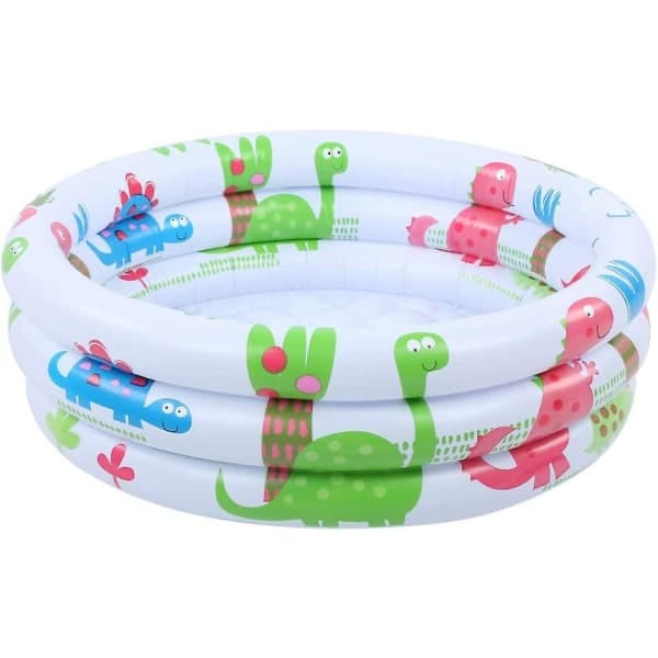 Mini Pool Rund Oppustelig Baby Småbørnspool Bærbar Oppustelig