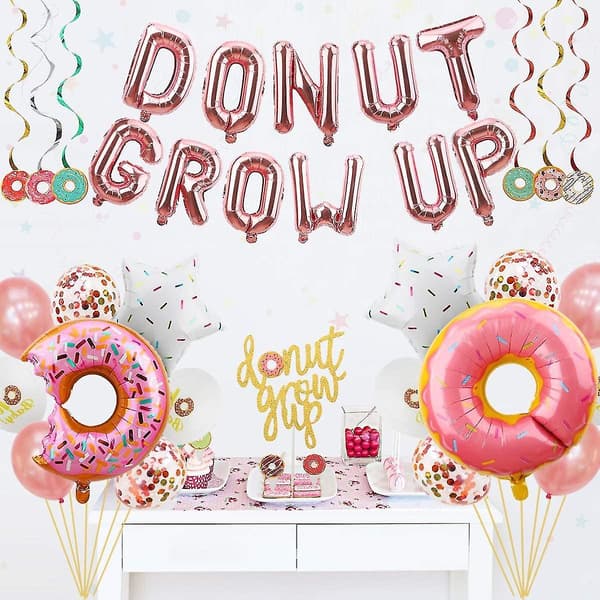 Donut Första Födelsedagsfest Dekorationskit