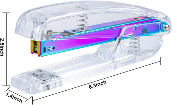 Akrylhäftapparat, Transparent Design, Häftapparat för Kontor och Hem