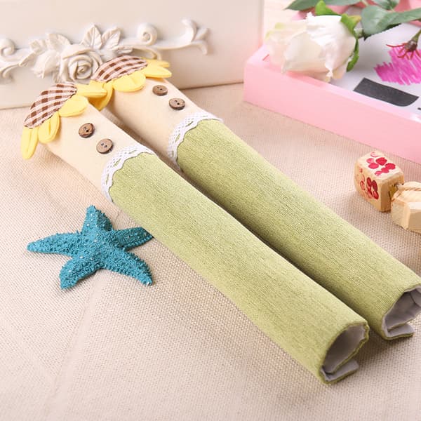 Refrigerator and Door Handle Covers (Sunflower) Kitchen Appliance