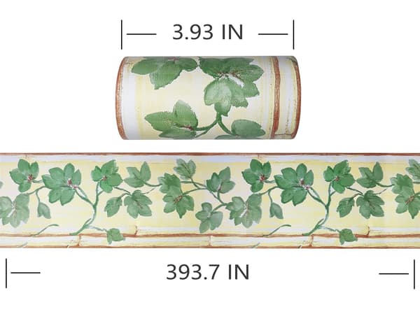 Självhäftande tapetbård för vägg - 10 cm x 10 meter