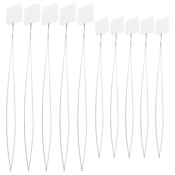 10 Pcs Punch Needle Threader DIY Needle Threader Tool Steel Wire Threader For Hand Sewing Embroidery Yarn Cross Stitch DIY Craft Supplies