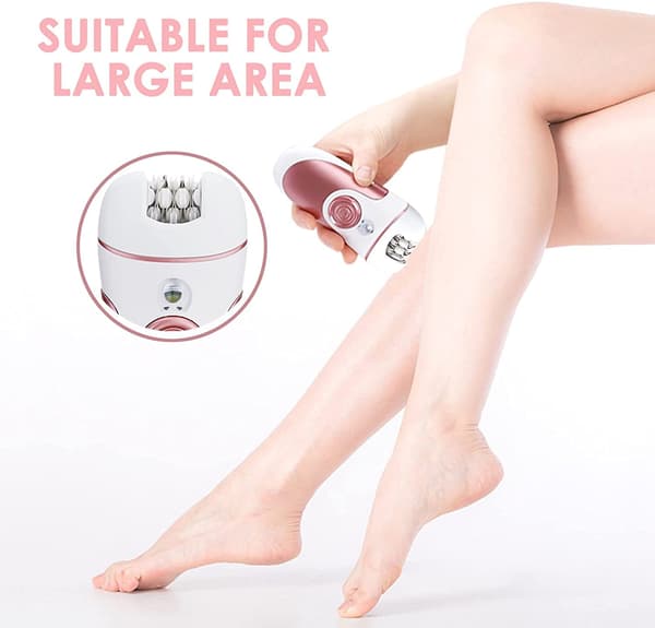 Epilator 4 i 1 Hårfjerning Kvinner Barbermaskin Oppladbar USB