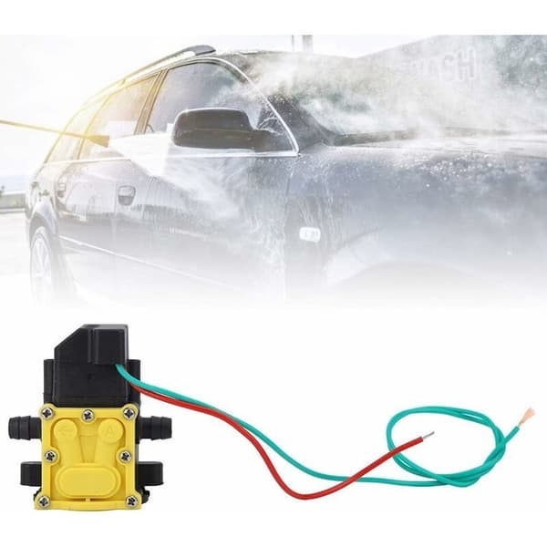 8X7X5cm Självsugande vattenpumps tillbehör för trädgård, elektrisk sprutpump, vattenpump, membranpump 12V