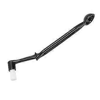 Black Plastic Coffee Machine Head Cleaning Brush - Multifunctional Brew Head Cleaning Tool for Home