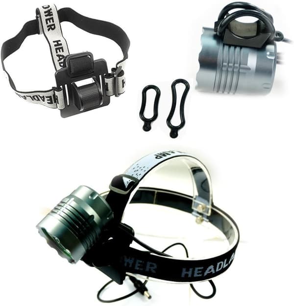 CREE XM-L T6 5 LED-cykellampa fram med 6000LM laddningsbart batteri