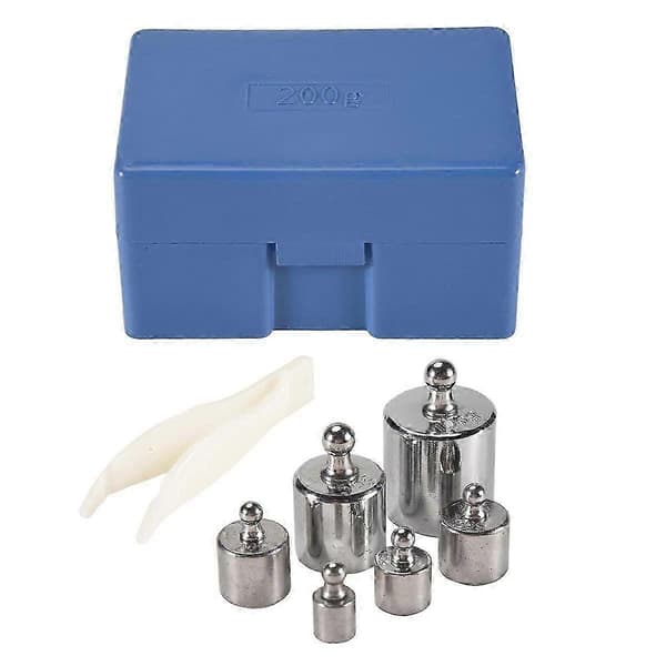 6 pcs 100g 50g 2x20g 10g 5g Gram Precision Calibration Weight Digital Scale Set