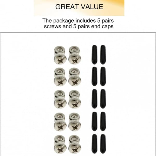 Replacement Screws and End Caps for Speed Cable Jump Ropes, Jump Rope Cables, Accessories, Parts_tfrf