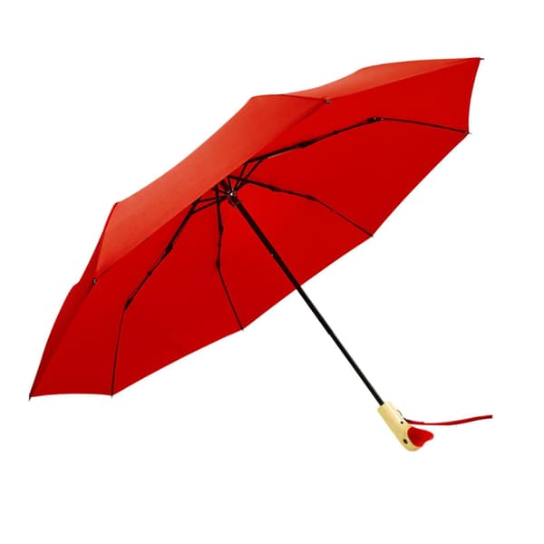 Sun Rain Umbrellas Compact Umbrella Travel Umbrella Durable Folding Umbrella Red