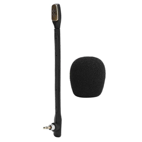 Microphone for gamers, replaceable detachable microphone, high-quality gold-plated jack, compatible with Astro A40 Tr, equipped with foam cover F [DB]