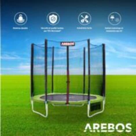 Safety Mat for 183 cm Trampoline - Width 28 cm - UV-Resistant and Waterproof Cover - 360° Protection