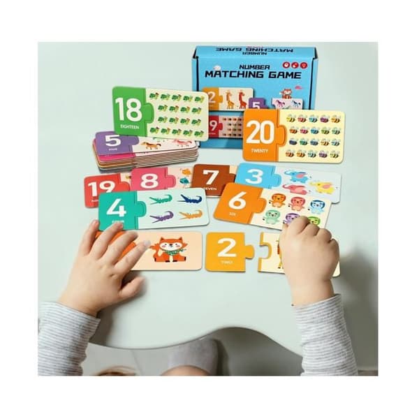 Children's Matching Game | Cardboard Number Play - Educational Toy for Logical Development and Early Learning[YJD]