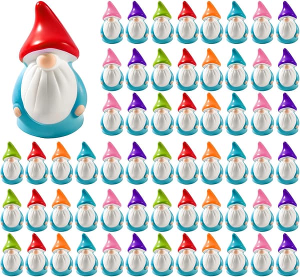 100-pack minitomtefigurer för trädgård, gräsmatta och inomhusväxtinredning