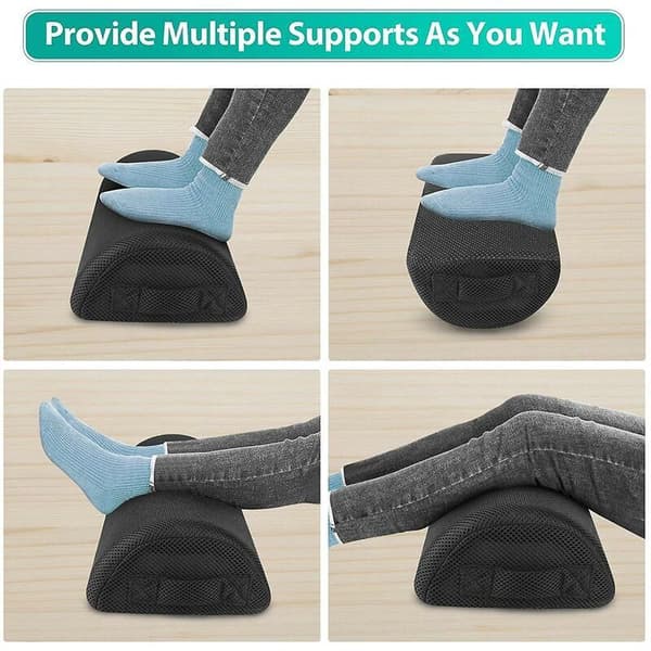 Under Desk Footrest, Ergonomic Stools with High-Density Footrest Cushion