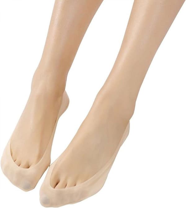 par damstrumpor, osynliga bomullsnylonstrumpor