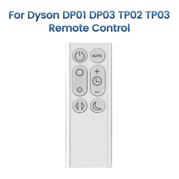 Replacement Remote Control for Pure Cool Link Dp01 Dp03 Tp02 Tp03 Air Purifier Fan Remote Control(s [DB] Silver Silver