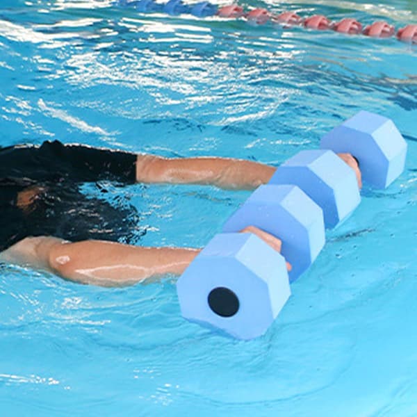 Vattenvikter för pool, träningsmaterial, flytande, bärbar blå - blau