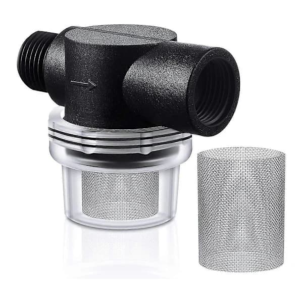 Water Pump Strainer Kit Includes Swivel Pipe Strainer and Extra 50 Mesh Filter Screen, RV Replacement 1/2 Filter