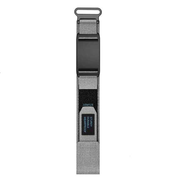 Nylon Replacement Strap Compatible with Boneng Compatible with Polar Loop Wristband Velcro for Outdoor Use 21cmx3cm Gray Gray Gray